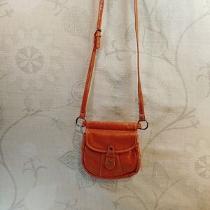 mark. Orange Crossbody Bag